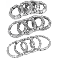 AliExpress X Autohaux 12pcs Bicycle Headset Steel 20 16 9 7 Balls Bike Axle Wheel Ball Frame Bearing Headset Caged Retainer Replacement
