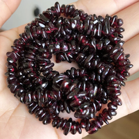 AliExpress Kuoyu 3-8mm Natural Irregular Red Garnet Stone Beads Gravel Chips Loose Spacer Beads for Jewelry Making DIY Earring Necklace Accessory