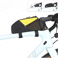 AliExpress Rhinowalk Bike Top Tube Bag Waterproof 1.2L Screw Fixing For Gravel Bicycle Front Frame Bag Bikepacking MTB Bag Bike Accessories