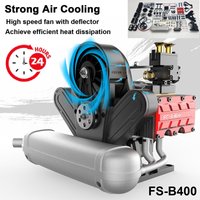 FS-B400 TOYAN 14CC 4 Stroke Air Cooled Engine Model Horizontally Opposed Four Cylinder Methanol Engine Toy