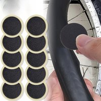 AliExpress 10/30pcs Bike Ultra Thin Tire Patches Fast Repair Tools Without Glue Mountain/Road Bike Tyre Inner Tube Repair Patches Accessory