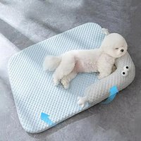 Summer dog cooling pad pet ice pad cat breathable blanket cat washable sofa breathable dog bed pet car seat cushion sofa