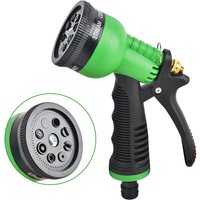 Hose Nozzle High Pressure Garden Hose Nozzle Sprayer Modes Thumb Control Water Hose Sprayer for Watering Plants and Car Washing