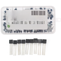50-200PCS Transistor Assorted Kit TO-92 2N2222 2N2907 2N3906 2N5401 2N5551 A1015 BC327 BC337 BC548 BC549 C1815 S8050 PNP NPN
