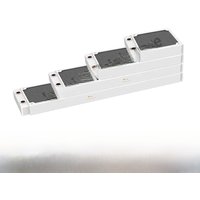 Bykski 120/360/240/480mm Copper Radiator for PC Cooling 30mm Thickness G1/4'' Thread 12cm Fan Water Cooler Heatsink White