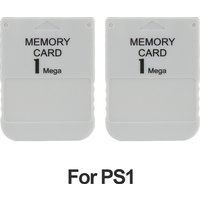 High Read/Write Speed PS1 1M Memory Card for Save Game Data and Progress for PlayStation PS one PS1 Fat Console