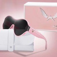 AliExpress TAMWY Oversize Sunglasses Men Women Casual Round Goggles with UV Protection for Outdoor Cycling Hiking Fishing Golf Driving With Box