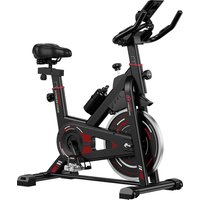 AliExpress bigzzia Stationary Exercise Bike 8KG Flywheel Adjustable Seat & Handlebar LCD Monitor for Home Gym Use Indoor Fitness Bicycle