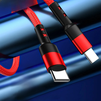 NNBILI 0.3M-2M Cable PD 60W USB C TO Type C Cable Fast Charging Data Cord for iPhone 15 Xiaomi Power Bank Portable Charge Wire