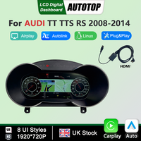 10.25“ LCD Digital Dashboard Cluster For AUDI TT TTS RS 2008-2014 HDMI Wireless Carplay Android Auto Instrument Panel Cockpit