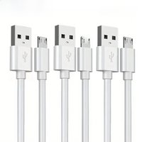 NNBILI 3pcs Micro USB High Speed Charging Cable For Samsung Galaxy S7 Edge S6 S5 Note 5 Moto LG HTC Data line for Logitech Mouse