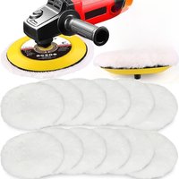 5 Sizes 75-180mm Wool Polishing Disc Waxing Polishing Buffing Car Paint Care Polisher Pads for Car Auto Washing Accessories