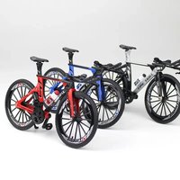 AliExpress YJLETOY Mini 1:10 Model Alloy Bicycle Die-cast Finger Mountain Metal Bend Road Bike Simulation Collection Gifts Toys Boys