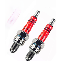AliExpress NONE Racing 3 Electrode 10mm Spark Plug A7TC Fits For GY6 50CC 110CC 125CC 150CC ATV Scooter Dirt Bike Go Kart Motorcycle Accessories
