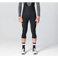 AliExpress RISESBIK Cycling Bib Pants 3/4 Long Thermal Fleece Cycling Bib Tights Winter MTB Bicycle Pants Cold Winter Bike BIB Tights