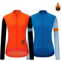 AliExpress YKYWBIKE Women's Cycling Jersey Long Sleeve Warm Thermal Fleece Winter Bike Jersey Bicycle Top Road Jacket Cycling Clothing
