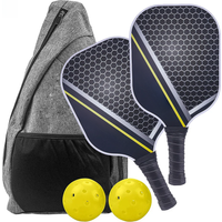 Pickleball Paddles Set-Graphite Carbon Fiber Usapa Approved Lightweight Racquets Set Indoor and Outdoor Exercise For All Ages