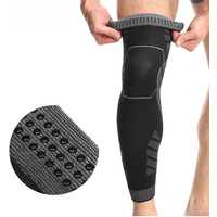 AOLIKES Long Leg Compression Sleeves,Full Leg Sleeve Long Knee Brace Knee Support Protect Basketball,Football, Knee Pain Relief
