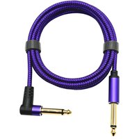 6.35mm to 6.35mm Guitar Cable, 0.5m 1m 2m 3m 5m 8m 10m 15m Professional Wire Amp Cable Instrument Cable for Electric Guitar