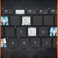 Replacement Keycap Key Cap &Scissor Clip&Hinge For Huawei MateBook 13 14 R5 X Pro MACH W19 W29 BL W19B W19C MACH-W19 RU Keyboard