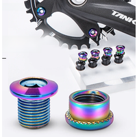 AliExpress TANKE MTB road bike chainwheel screw colourful dental disc nail Mountain bicycle Chainring Bolt Stainless Steel Crank Screws