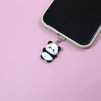 Chubby panda kitten phone dust plug phone accessories charging port plug DIY pendant cartoon pendant phone case decoration gift