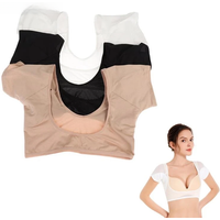 T-shirt Shape Sweat Pads Washable Underarm Armpit Sweat Pads Reusable Perfume Absorbing Guards Shield Desodorante for Women