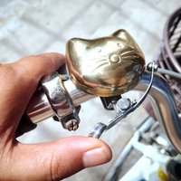 AliExpress NONE Cat Bicycle Bell Fixed Gear Bike Bicycle Bell Clang Retro Hand Bell Children Bicycle Bell Beach Bicycle Bell Clang