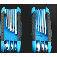 AliExpress Allen Key Set L Wrench Kit Foldable For Allen Screw 8-IN-1 Portable Star Wrench Kit Hand Tools 1.5-8mm For Bicycle Repair