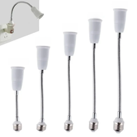 20CM 30CM 40CM 60CM Flexible E27 to E27 LED Bulb Extension Lamp Holder Light Socket 100-230V 4A LED Lamp Holder Converter