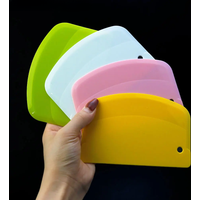 Silicone World Dough Scraper Cream Spatula Plastic Cutting Knife for Flour Pastries and Cakes Baking Tool Kitchen Accessories