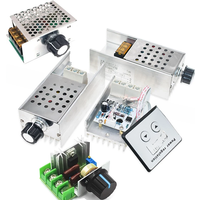 AC 220V 2000W 4000W 5000W 10000W SCR Voltage Regulator Dimming LED Dimmer Motor Speed Controller Thermostat Dimer Power Supply