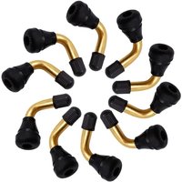 AliExpress NONE PVR50 PVRr60 PVR70 Motorcycle Tubeless Tire Valve Stem 90° Rubber Angle Nozzle for Electric Bike/Motorbike Wheel Rim Accessories