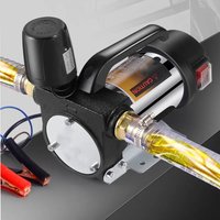 12V/24V/220V Electric Oil Pump Automatic Tanker Fuel Transfer Pump For Diesel Kerosene 990W Self-Priming Fuel Pump Oil Dispenser