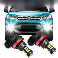 2X Car LED Fog Light Bulb For Suzuki Vitara 2015-New 2016 2017 2018 2019 2020 2021 Accessories Automoble Front Fog Light