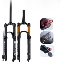 AliExpress X-Front Bolany MTB Fork Magnesium Alloy Air Pressure Suspension 26 27.5 29 Inch Shoulder/Wire Control Straight/Conical Tube Lock Fork