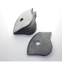 AliExpress NONE PM2.5 Active Carbon Filter Replacement Protection Anti Dust 5layers Cycling Face Masks Breathing Filter Gasket Cycling Dustproof