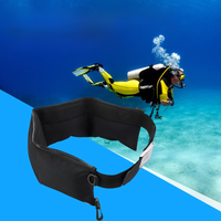 Scuba Diving Weight Belt Portable Snorkeling Diving Weight Belt Bag with Pocket Quick Drying Waist Hanging Swimming Accessories