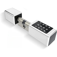 Rechargeable Smart Europe Cylinder Password RFID Card Key Digital Electric Ttlock APP Smart Door Lock Cylinder