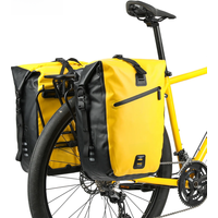 AliExpress Rhinowalk Bike Back Seat Rack Bag Waterproof Travel Cycling Bag 27L 1PC Bicycle Rear Rack Tail Seat Trunk Bicycle Panniers Bag