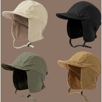 AliExpress American New Pilot Hat Men's Winter Velvet Warm Ski Hat Personalized Cycling Ear Protection Lei Feng Bomber Hat Women's Tide