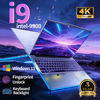 2026 NIEUWE Windows 11 Laptop Intel Core I9-9900 15,6 inch 16GB RAM 1TB SSD Office Laptops Vingerafdruk Ontgrendeling Notebook