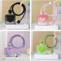 For iPhone 18/20W Transparent Charging Cable Protector Case Plug Protection Gradual USB Protector Data Line/Charger Head Cover
