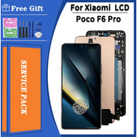 6.67'' New F6Pro Display Screen For Xiaomi POCO F6 Pro 23113RKC6G LCD with Touch Screen Replacement Parts