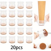 Silicone Chair Leg Covers with Felt Pads Non-Slip Thickened Wear-Resistant Elastic Stools Table Chair Foot Leg Floor Protectors