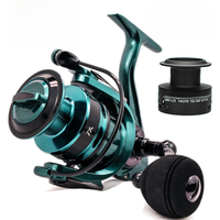 VWVIVIDWORLD Brand,Durable Fishing Reel,Double Spool,High Speed,Alloy Spool,Alloy Gear,Alloy Arm,Spinning Reel,For Saltwater