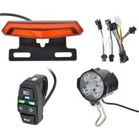 AliExpress JOCESTYLE LED Brake Warning Light High-Brightness Electric Bicycle Tail Light Turn Signal Rear Lamp for 36V 48V Electric Bike