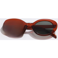 AliExpress NONE Retro Vintage Oval Sunglasses Women Men Brand Designer Sun Glasses Female Fishing Black Frame Lens Eyewear Driving UV400