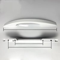 Length 360 mm Refrigerator ABS Plastic Handle Commercial Refrigerated Cabinet Freezer Door Handle