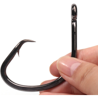 Wifreo Mutsu Circle Hook 4X Strong Heavy Duty Fishhook Saltwater Fishing Big Game Hooks for Grouper Tuna Shark Boat Reef Fishing